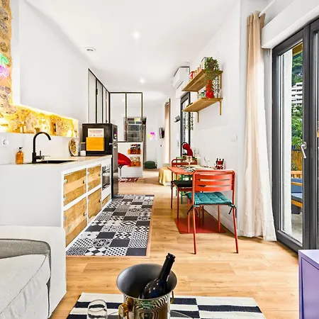 Loft Coloré Et Lumineux - Terrasse Vue - Hn Roccabruna