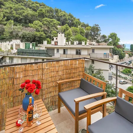 Loft Coloré Et Lumineux - Terrasse Vue - Hn Roccabruna